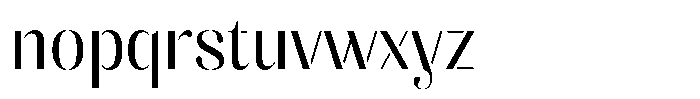 Akisan Semi Condensed Font LOWERCASE