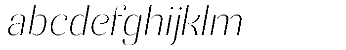Akisan Thin Expanded Slant FONT
