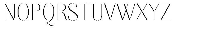 Akisan Thin Semi Condensed Font UPPERCASE