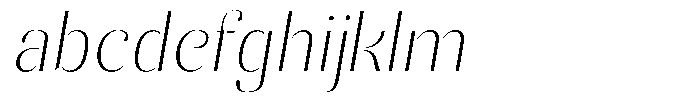 Akisan Thin Semi Expanded Slant FONT