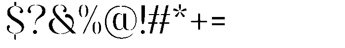Akisan Variable Font OTHER CHARS
