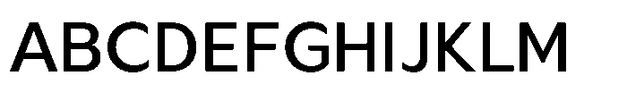 Akkhara Regular Font UPPERCASE