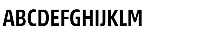 Akko Condensed Medium Font UPPERCASE