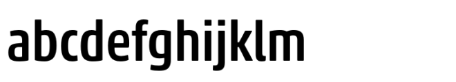 Akko Condensed Medium Font LOWERCASE