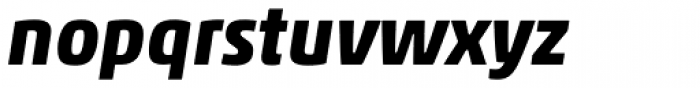 Akko Pan-European Bold Italic Font LOWERCASE