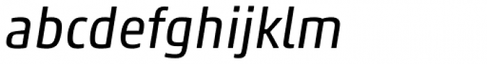 Akko Paneuropean Italic Font LOWERCASE