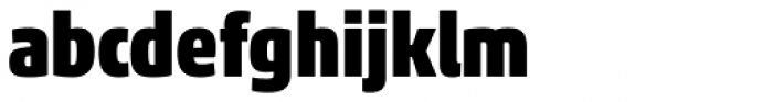 Akko Pro Condensed Black Font LOWERCASE