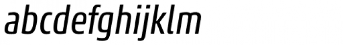 Akko Pro Condensed Italic Font LOWERCASE