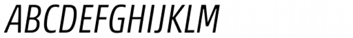 Akko Pro Condensed Light Italic Font UPPERCASE