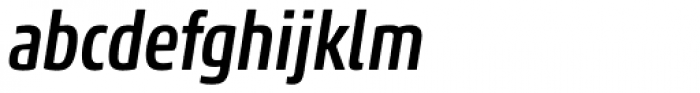 Akko Pro Condensed Medium Italic Font LOWERCASE