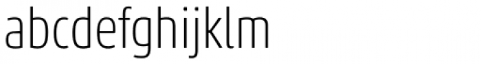 Akko Pro Condensed Thin  Font LOWERCASE