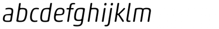 Akko Pro Rounded Light Italic Font LOWERCASE