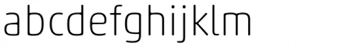 Akko Pro Rounded Thin Font LOWERCASE