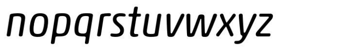 Akko Rounded Italic Font LOWERCASE