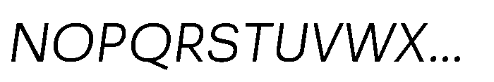 Akmorn Grotesque Light Italic Font UPPERCASE