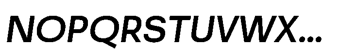 Akmorn Grotesque Semi Bold Italic Font UPPERCASE