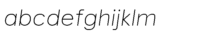 Akmorn Grotesque Thin Italic FONT