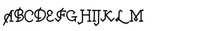 Akoya Regular Font UPPERCASE