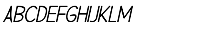 Aksaraed Italic Font UPPERCASE