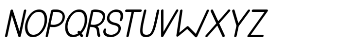 Aksaraed Italic Font UPPERCASE
