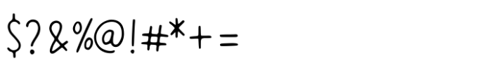 Aksaraku Script Font OTHER CHARS