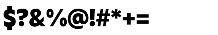 Aksen Condensed Heavy Font OTHER CHARS