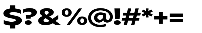 Aksen Expanded Bold Font OTHER CHARS