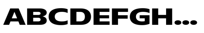 Aksen Expanded Bold Font UPPERCASE