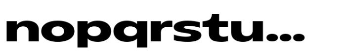 Aksen Expanded Bold Font LOWERCASE