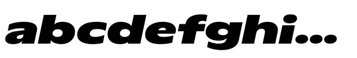 Aksen Expanded Heavy Italic FONT