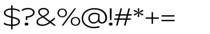 Aksen Expanded Light Font OTHER CHARS