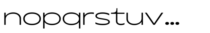 Aksen Expanded Light Font LOWERCASE