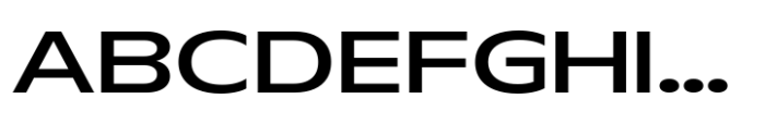 Aksen Expanded Medium Font UPPERCASE