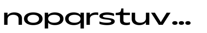 Aksen Expanded Medium Font LOWERCASE
