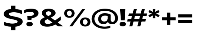 Aksen Expanded SemiBold Font OTHER CHARS