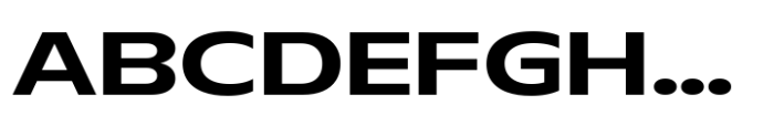 Aksen Expanded SemiBold Font UPPERCASE