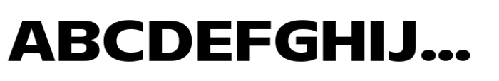 Aksen Extended Bold Font UPPERCASE