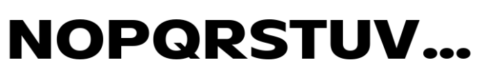 Aksen Extended Bold Font UPPERCASE