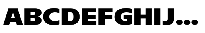 Aksen Extended Heavy Font UPPERCASE