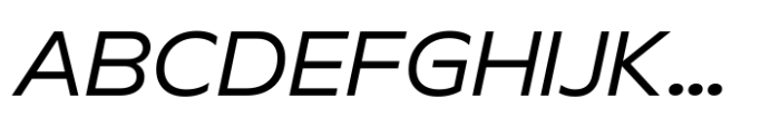 Aksen Extended Italic Font UPPERCASE