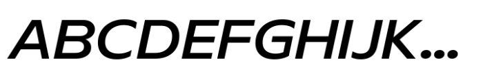 Aksen Extended Medium Italic Font