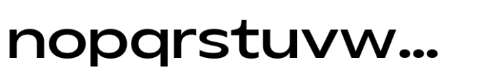 Aksen Extended Medium Font LOWERCASE