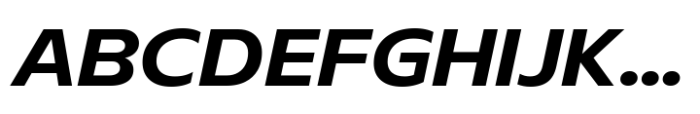 Aksen Extended SemiBold Italic Font UPPERCASE