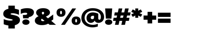 Aksen Extended Ultra Font OTHER CHARS