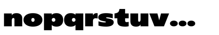 Aksen Extended Ultra Font LOWERCASE