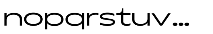 Aksen Variable Expanded Font LOWERCASE