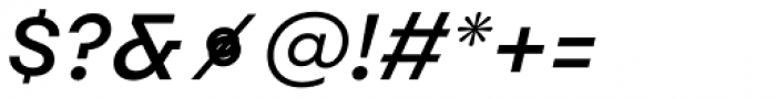 Aktifo A Medium Oblique Font OTHER CHARS