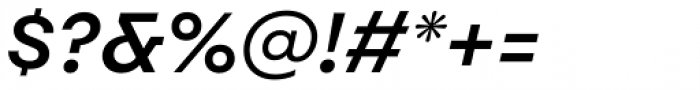 Aktifo Aktifo A Semi Bold Oblique Font OTHER CHARS