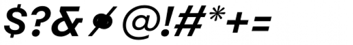 Aktifo B Semi Bold Oblique Font OTHER CHARS