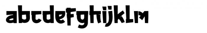Akumaru Japanese Style Regular Font LOWERCASE